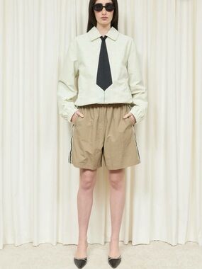 Tanner Fletcher Wilbur Stripe Windbreaker Short